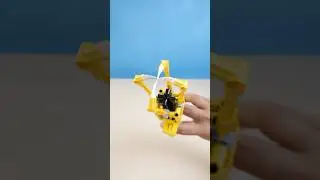 Building a LEGO gripper with gears and racks #lego #legomoc #legotechnic