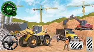 JCB Game 3D Road Construction - City Road Builder Excavator Trucks - Android Gameplay