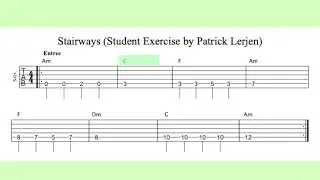 Stairways - Entree (Student Guitar Exercise by Patrick Lerjen)