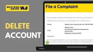 How to Delete Western Union Account (2025)