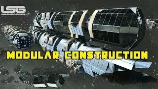 Space Engineers - Modular Construction Ship, 100's Of Configurations