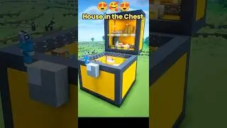 The Huge Chest House 😲 #shorts #minecraft #minecraftbuild