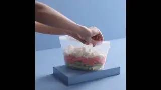 Stasher Reusable Silicone Storage Bag, Food Storage Container, Microwave and Dishwasher Safe