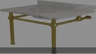 Kingston Brass Fauceture KVPB30MB7 Templeton Carrara Marble Bathroom Console Vanity with Brass Pede