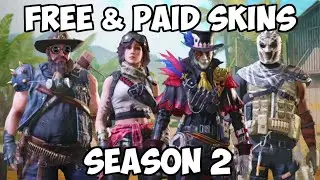 All Free, Lucky Draw, Crate, & Lucky Box Characters Skins | SEASON 2 (2023) | COD Mobile | CODM