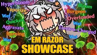 EM Razor Showcase | Thundering Furry | Spiral Abyss 3.0 | Genshin Impact