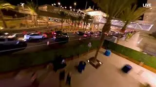 SAN Terminal One Opening Night Drone Flythrough