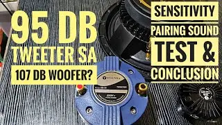 95 db Tweeter to 107 db Woofer? | Tosunra to Crown Jackhammer