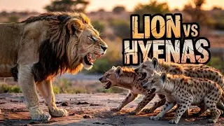 A Lion vs A Pack of Hyenas &ndash; Who Wins? #lion #storytime #animalloyalty #animalbonds #animaldevotion
