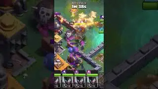 Clash Of Clan Builder bass attack 200% damage. #shorts