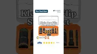 Klein Tools Flip Socket Set 45% Off! 🔧💥 #kleintools #constructionlife #deals
