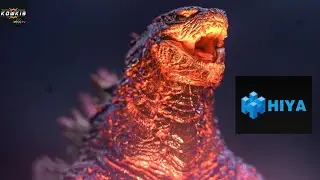Hiya Toys Basic Exquisite KOTM Burning Godzilla Toy Review ! #godzilla #hiyatoys
