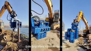 🔥 Side Grip Vibro Hammer for Sale &ndash; Fast & Efficient Pile Driving!