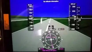 Landing on at SFO - Ipad Head-down display