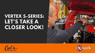 Exmark Vertex серии S | Лидер на рынке газонокосилок с вертикальным расположением сидений