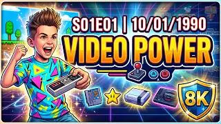 Video Power S01E01 10/01/1990 AI Upscale 8K Restored