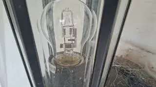How change a bulb in outdoor porch lighr