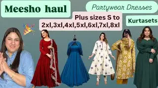 Meesho Kurtasets haul||Very Affordable🤨||S to 8xl sizes available||Partywears Dresses,Kurtasets 
