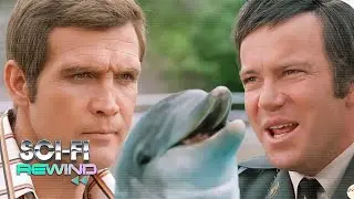 William Shatner Can Talk Telepathically With Dolphins | Six Million Dollar Man | Sci-Fi Rewind