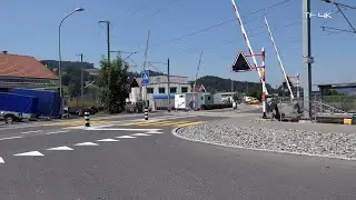 Railroad Crossing - Burgistein  (CH) - Bahn&uuml;bergang Bernstrasse , Passage &agrave; niveau