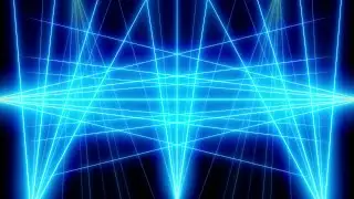 4K Screensaver | Blue Laser Light &ndash; Psychedelic VJ Loop (No Sound)