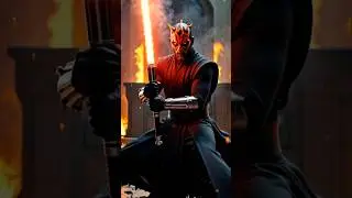 Darth Maul's Gritty Fury: Realistic Sith Power Unleashed