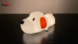 Thunlit Dog Night Light | White Light and Warm Light + Adjustable Brightness + Timed off