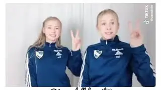TikTok by Iza and Elle with names and lyrics
