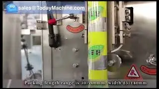 Automatic Plastic Pouch 3 Sides Bag Packaging Machine