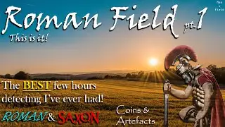 Man v Field: Metal Detecting UK - This is it! ROMAN FIELD pt1 - Best Days detecting Ever!