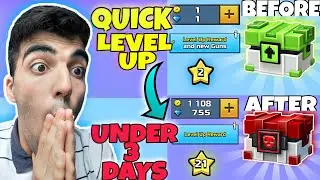 Quickest way to level Up In Pixel Gun 3d under 3 days? No cheating or anything.