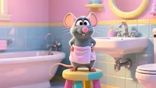 Mia Mouse Washes Hands Right! ✋🧼 | Fun Hygiene Rhyme for Kids | Nursery Rhymes & Songs for Children