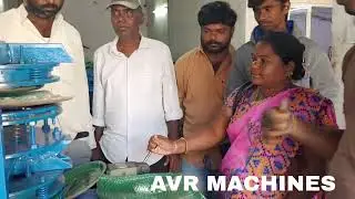 Top Quality Semi-Automatic Double Die Paper Plate Making Machine in Action
