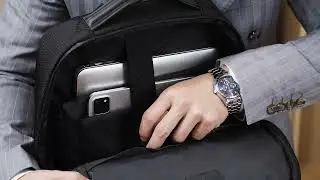 B00672 Arctic Hunter 15.6-inch Laptop Business Multifunction Backpack Waterproof Computer Bag Black