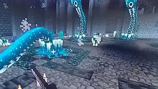 Minecraft in der warden Dimension (4/4) ich besiege den warden Tentakel boss 🔥😳. Video by A2.12