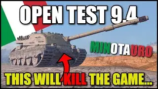 [BROKEN ALERT] OpenTest 9.4 - NEW Italian TD line 🍕| WoT Blitz [4K]