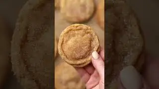 Brown Butter Snickerdoodle Cookies | Recipe in Comments!