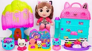 GABBY&rsquo;S DOLLHOUSE Collection Unboxing | Gabby's Dough House & MerCat's Spa Room Playset