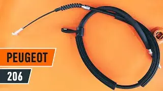 Wie PEUGEOT 206 Handbremsseil wechseln TUTORIAL | AUTODOC