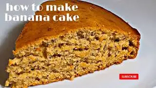 HOW TO MAKE BANANA CAKE /EASY BANANA BREAD RECIPE NO EGGS/ Filipino food creations