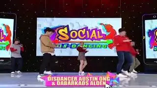 Rueda tiktok with Austin Ong and Alden Richard sa Social Dis dancing sa Eat Bulaga