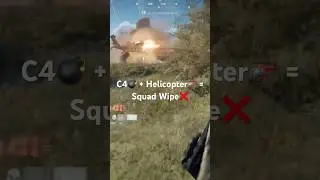 C4💣 + Helicopter🚁 = Squad Wipe❌- Battlefield6 #gaming #battlefield #viral #gameplay #youtubeshorts