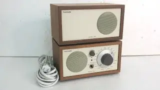 □ Tivoli Audio チボリオーディオ Model TWO AM/FM ステレオラジオ クラシックウォールナットベージュ 動作確認済み 動画あり □24042002