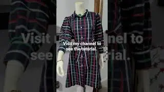 women Vintage plaid stripes dress