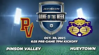 Football Pinson Valley at Hueytown Oct 30, 2025