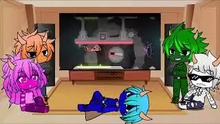 too kiD frIEndly reacts to: boss 4 laser eye