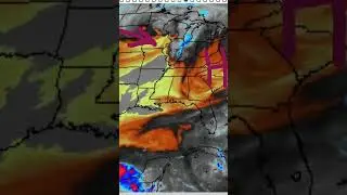 Moisture Gets Compressed Over Indiana