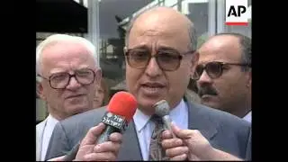 Israel - Nabil Shaath Meets Mosche Shahal