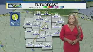 Rain tonight, a mild and cloudy Christmas ahead