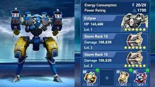 Eclipse and storm rack 10 | speedy scout chaos | mech arena